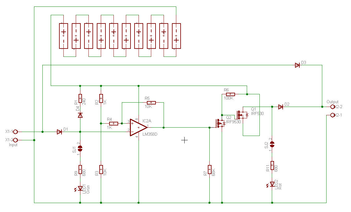 12 Volt USV / Problem mit LM358 - Mikrocontroller.net