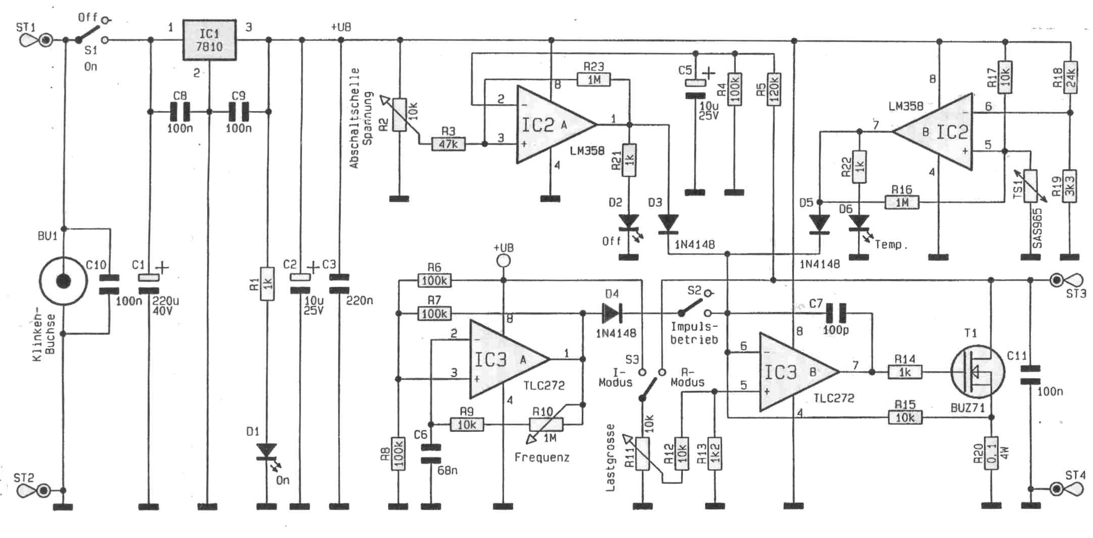 Transistoren Fur Elektronische Last Geeignet Mikrocontroller Net