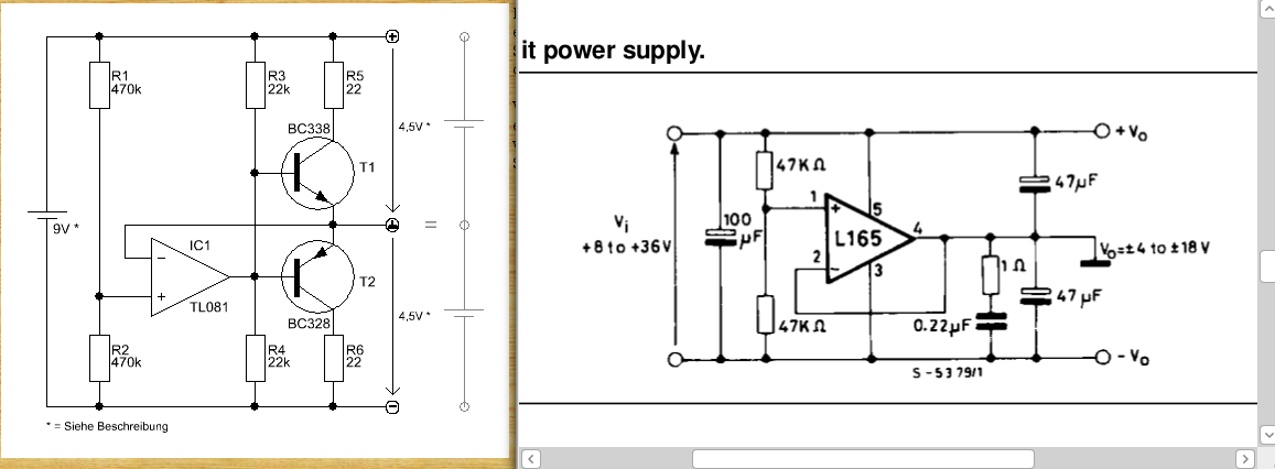Re: Symmetrische Spannungsversorgung mit OpAmp - Mikrocontroller.net