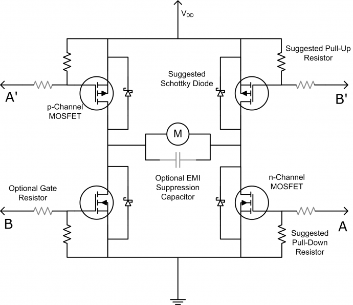 Welcher Mosfet für H-Brücke - Mikrocontroller.net gast motor wiring diagram 