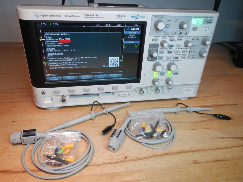 [V] Agilent Technologies DSOX 2012A Oszilloskope
