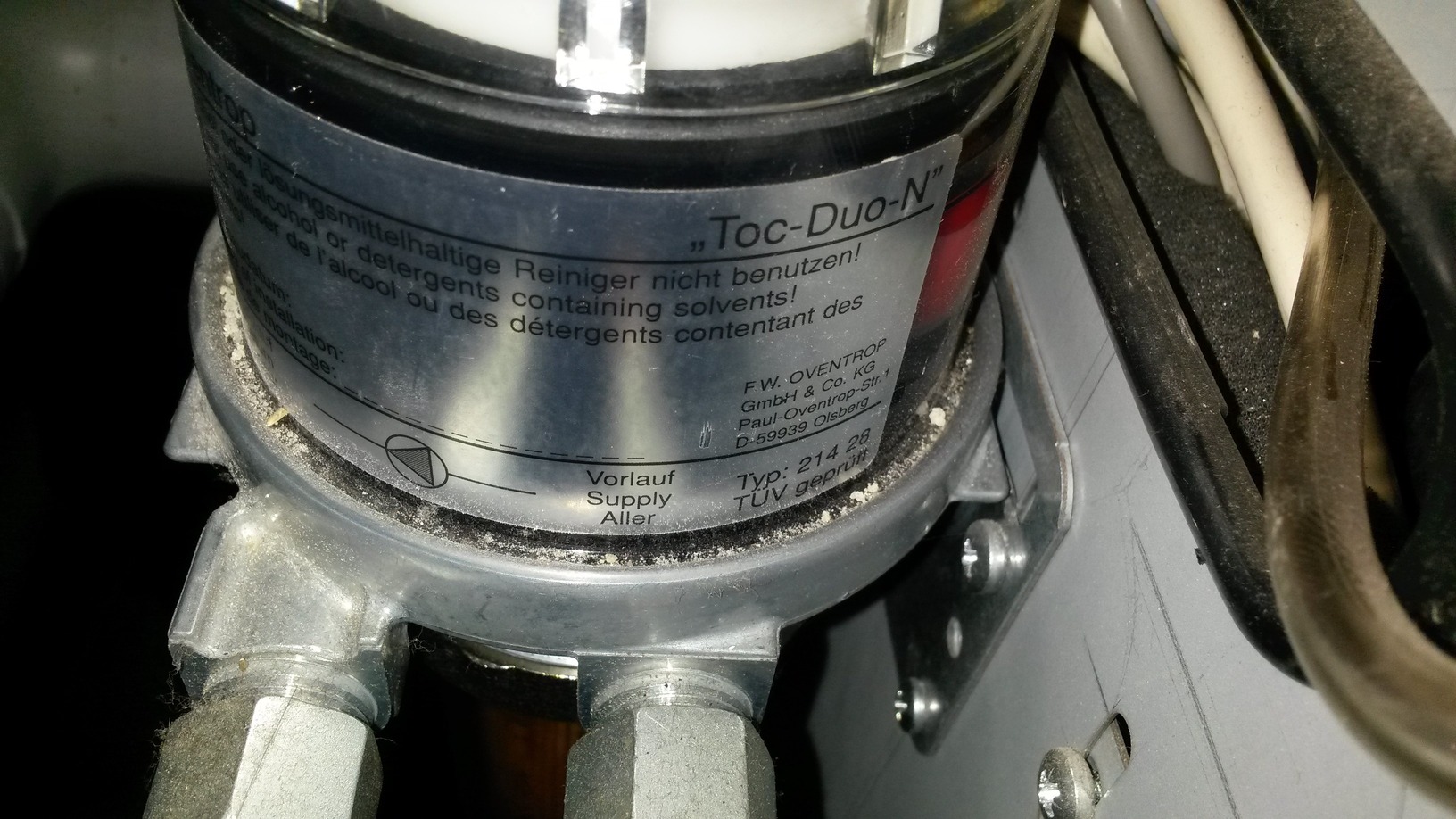 Oventrop TOC-DUO-3, Heizölfilter mit Entlüfter