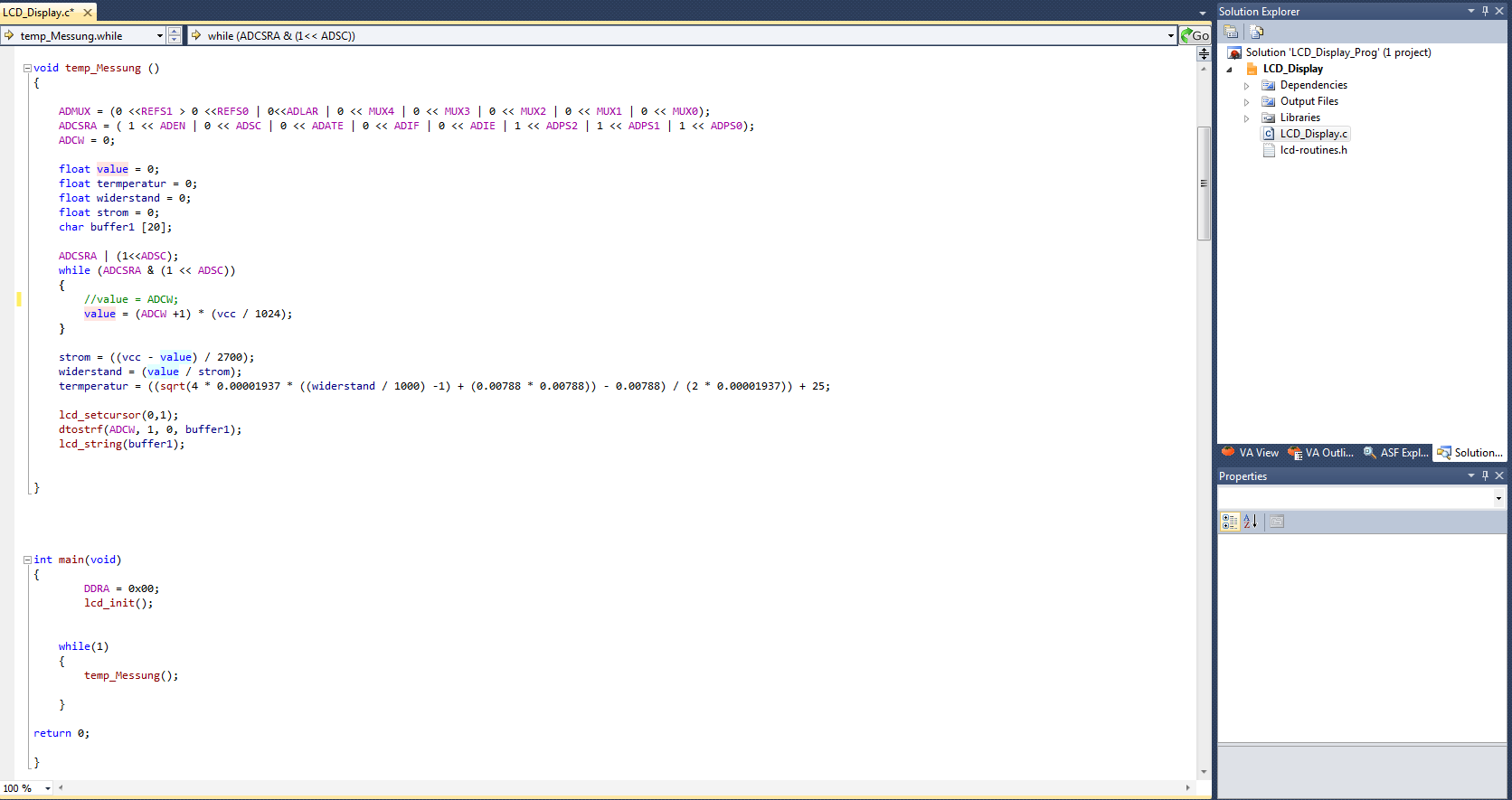 How To Program A Lcd Display In C