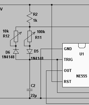 Ne555 astabile Kippstufe Einschaltzeit beschleunigen - Mikrocontroller.net