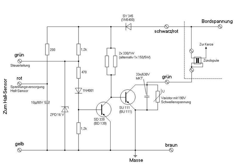 Schaltplan Trabant 601 6v - Wiring Diagram