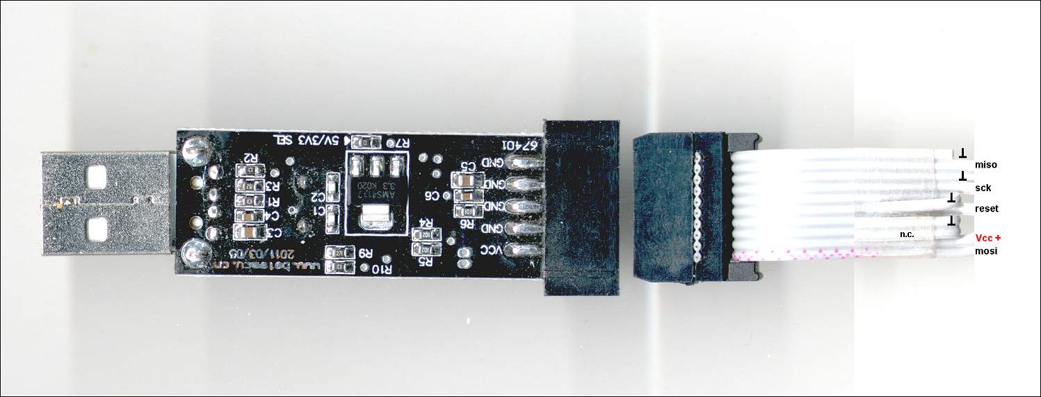 myAVRBoard MK1 / Umbau "Parallel zu USB"
