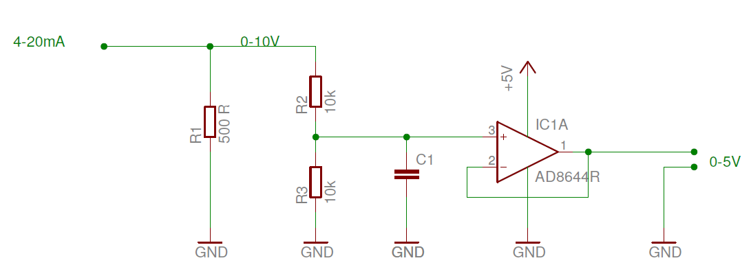 4-20ma to 0-10v converter circuit diagram 4-20ma to 0-10v converter circuit diagram