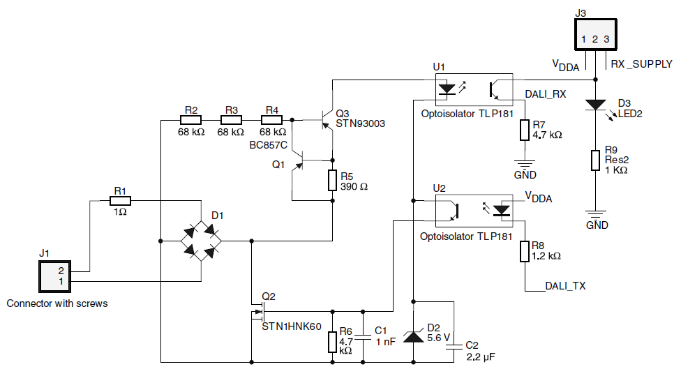 Dali Dimmer Schaltplan Wiring Diagram