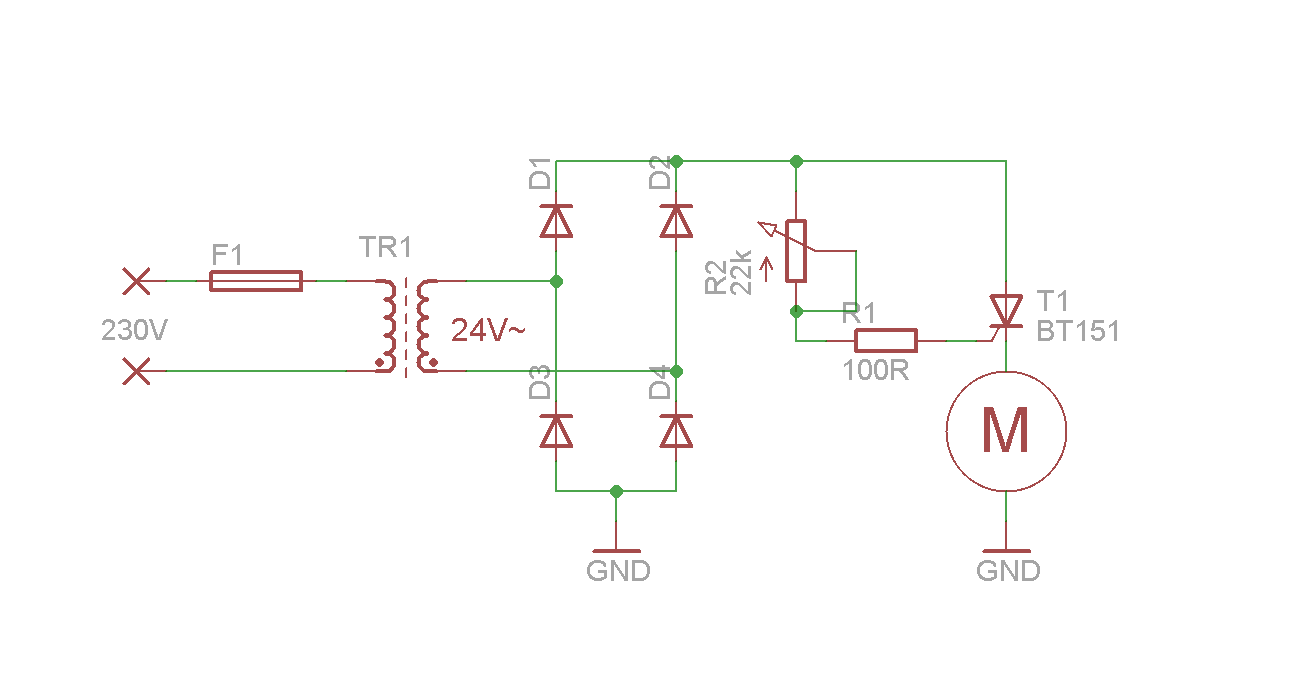 Schaltplan Drehzahlregelung Gleichstrommotor - Wiring Diagram