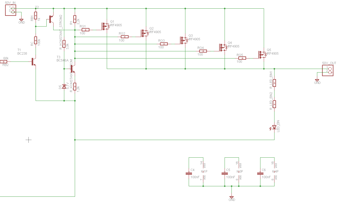 Konstantstromquelle Ansteuerung Mosfet Mikrocontroller Net