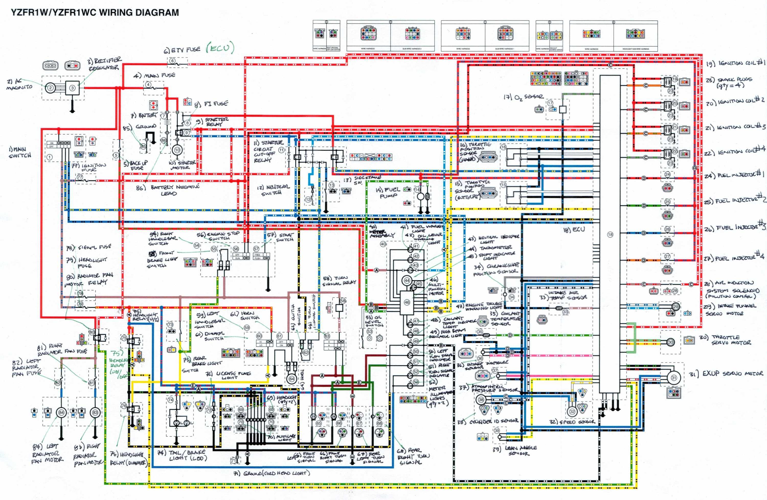 Yamaha R6 Engine Diagram - Wiring Diagram Schemas