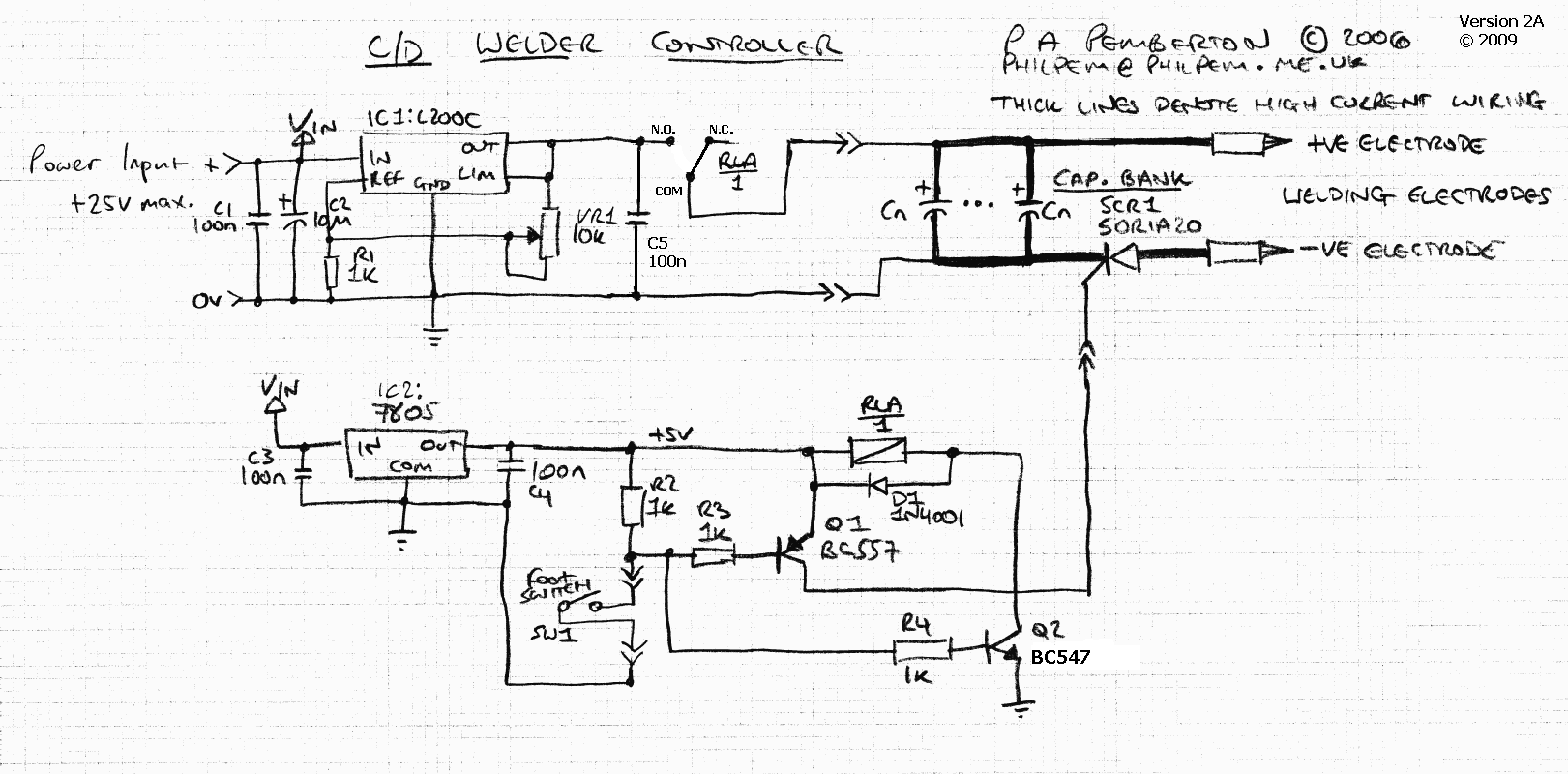 Punktschweißen von Akkus, brauche hilfe - Mikrocontroller.net alternator welder diagram 