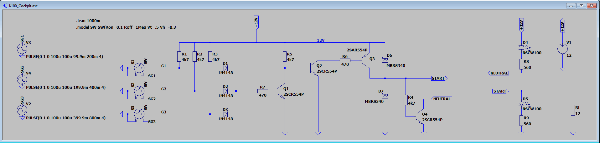 Transistorschaltung Neutralanzeige BMW K100 - Mikrocontroller.net