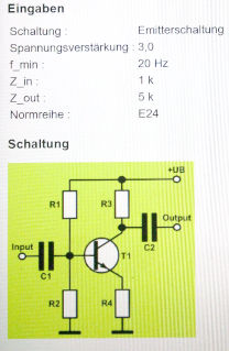 Elektret Mikrofon Emitterschaltung Soundkarte 