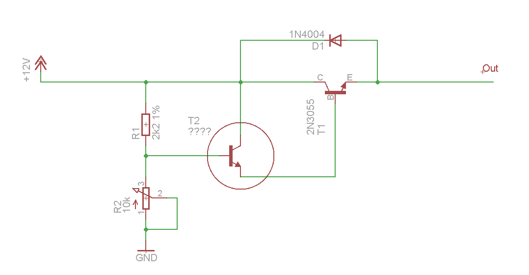 Strombegrenzung mit Transistor 