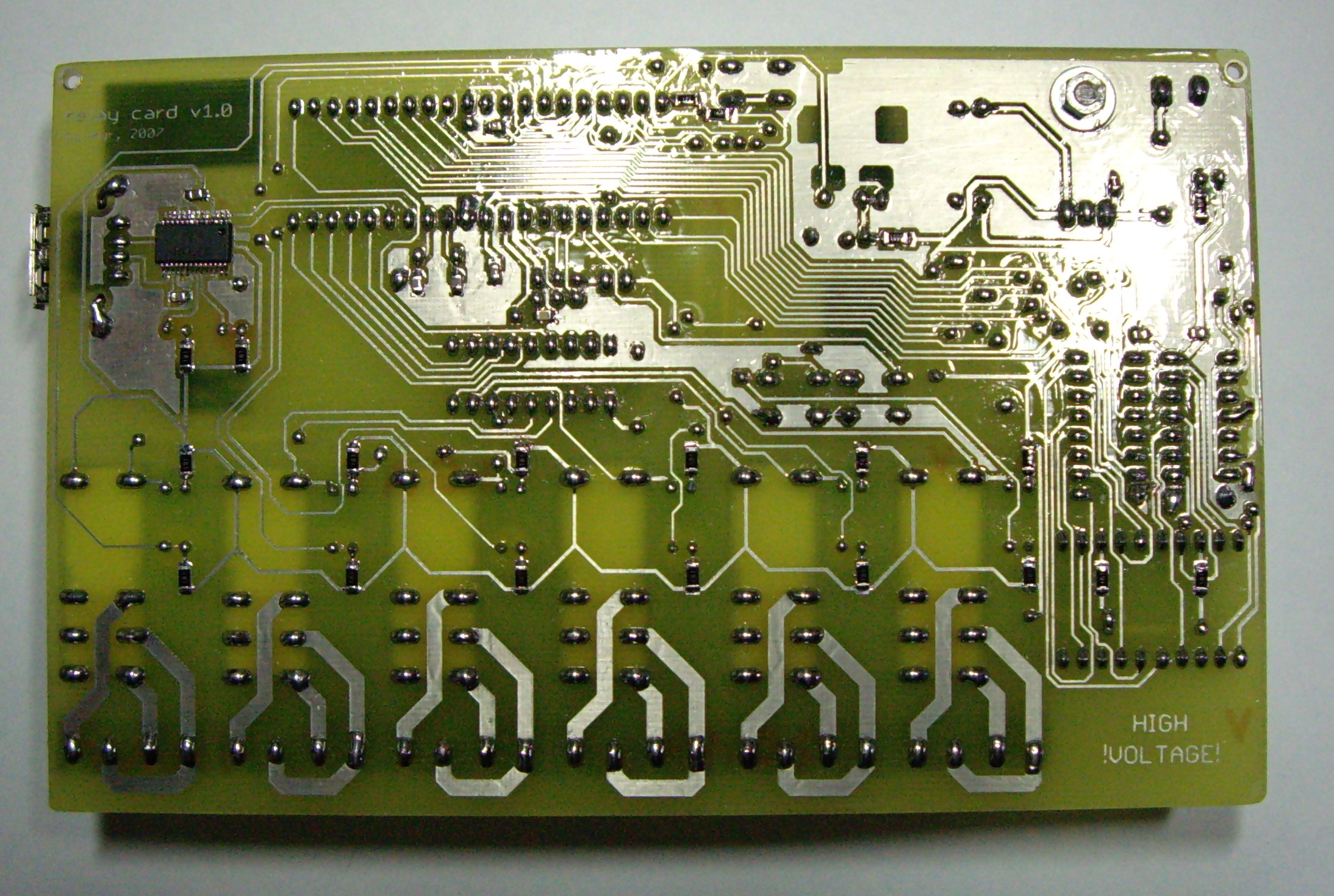 Usb relaiskarte 6 fach mit timing funktionen mikrocontroller