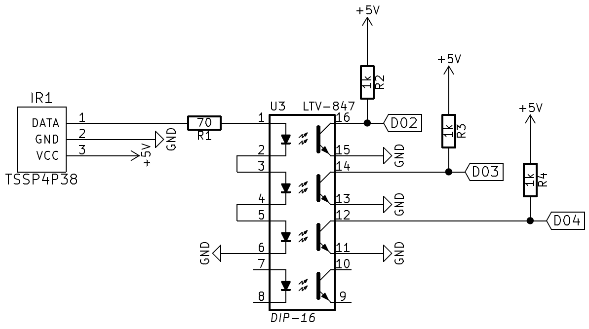 IR-Signal via Optokoppler vervielfältigen - Mikrocontroller.net