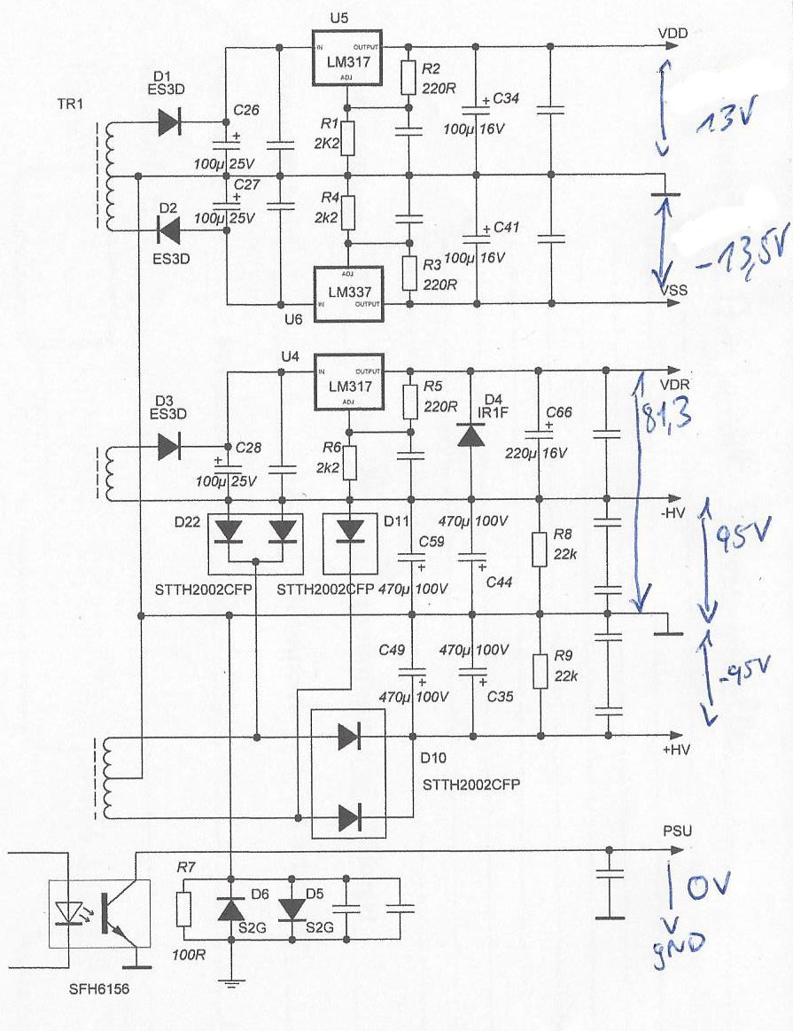 Digipro 1000 psu schematic manual