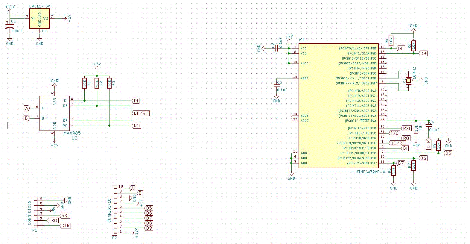 ATMega 328P Arduino eigenes Modul Hochladen nicht möglich ...