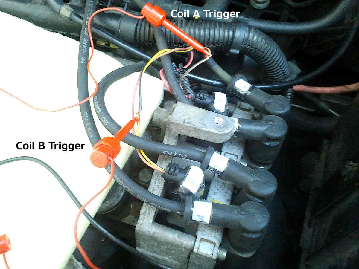 ECU-Engine-Trigger an Zündspule auslesen - Messaufbau 