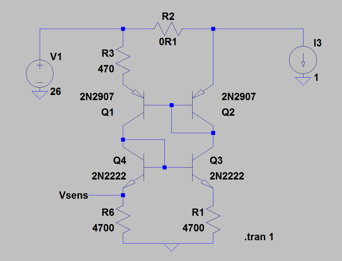 Spannungen mit dem Stromspiegel messen