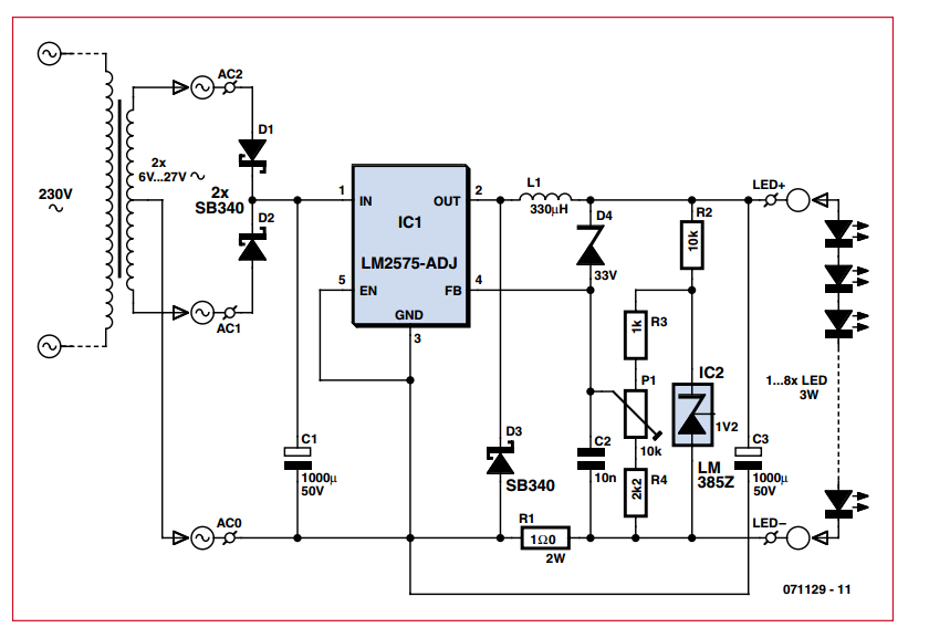 Led Treiber 230v Schaltplan - Wiring Diagram