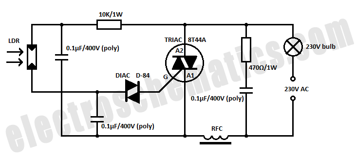 Sensor dimmer schaltplan