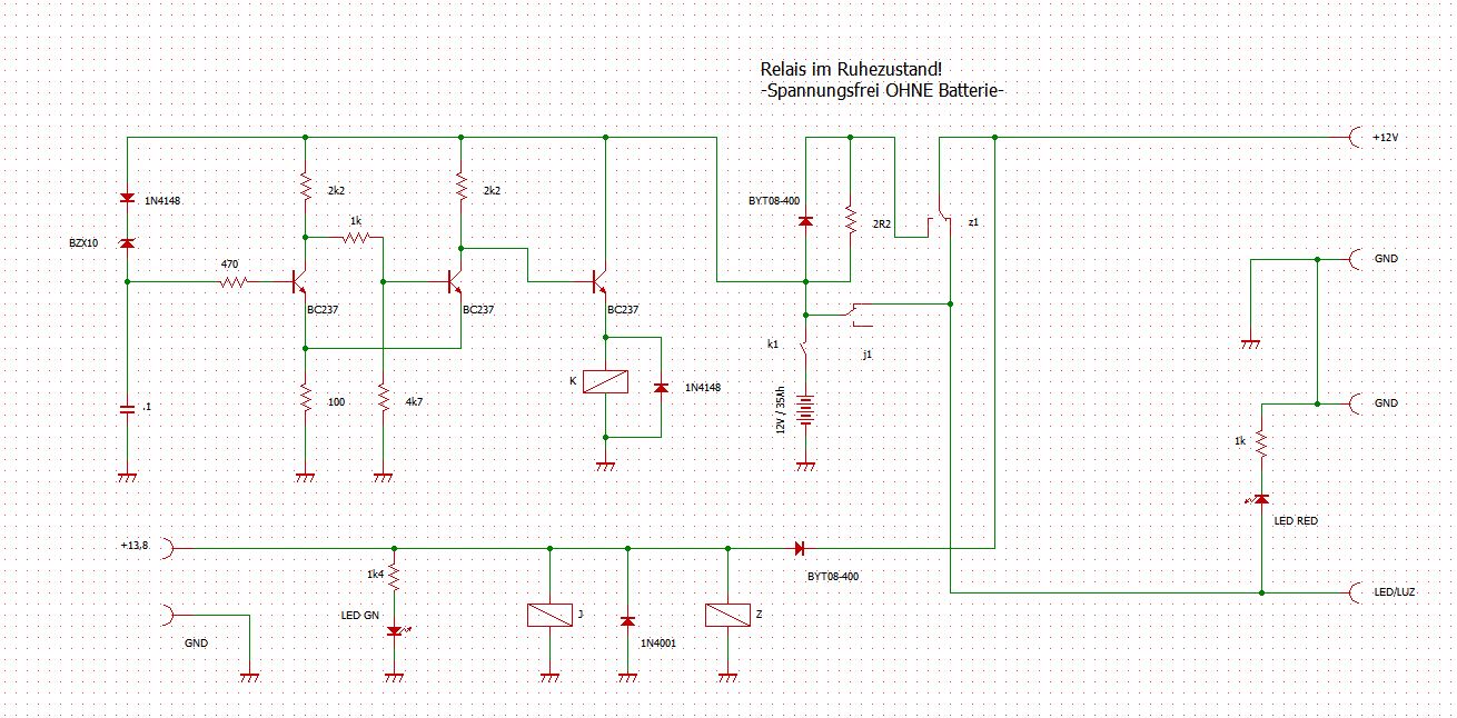 12V Tiefentladeschutz ohne Eigenverbrauch 