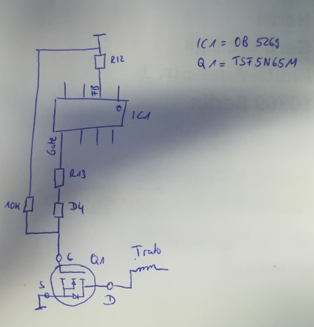 Forum: Analoge Elektronik und Schaltungstechnik Beschaltung MOSFET aus SNT