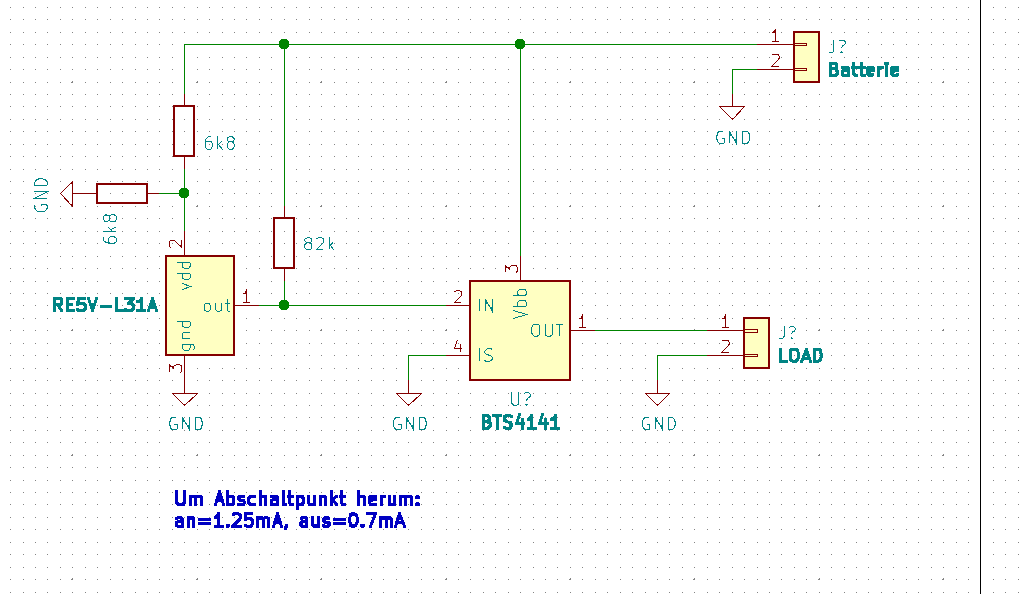 12V Tiefentladeschutz ohne Eigenverbrauch 