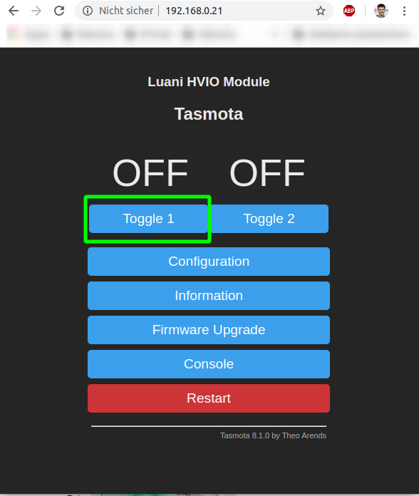 ESP8266 230V I/O Modul – LUANI