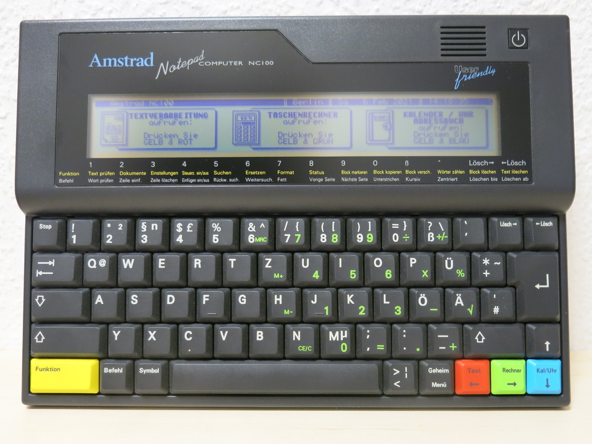 [V]erkaufe Amstrad notepad computer NC100