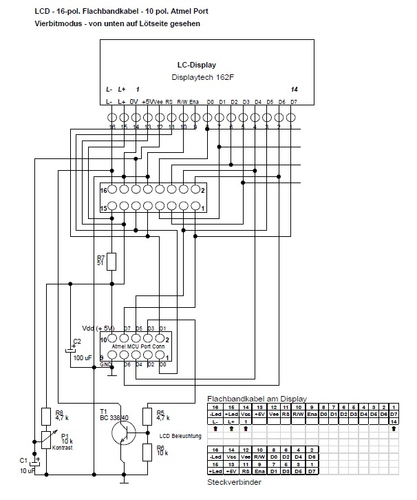 hd44780 lcd pinout