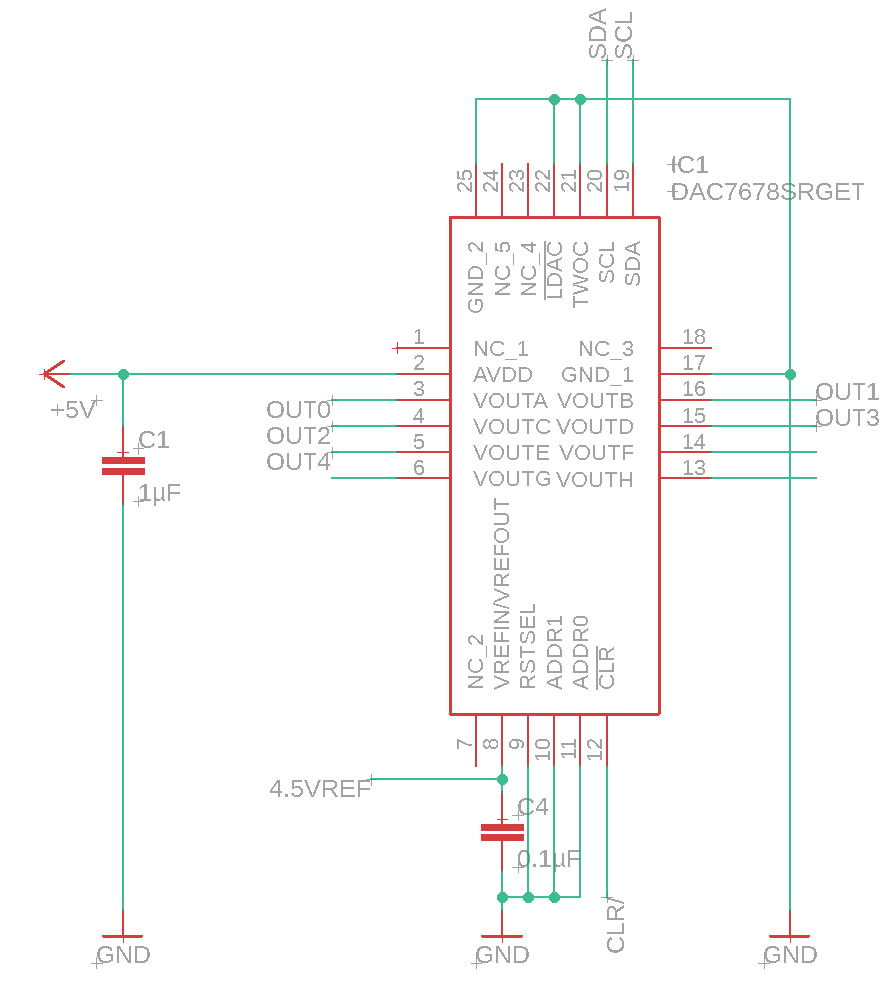 Dac7678 antwortet nicht mikrocontroller