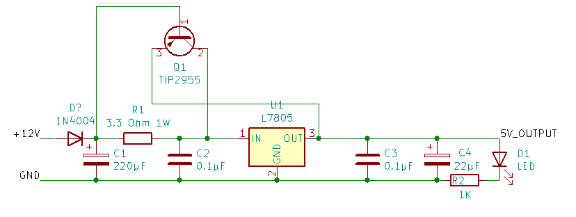 Fragen zum Spannungsregler 12V zu 5V? 