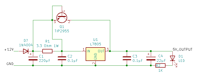 Fragen zum Spannungsregler 12V zu 5V? 