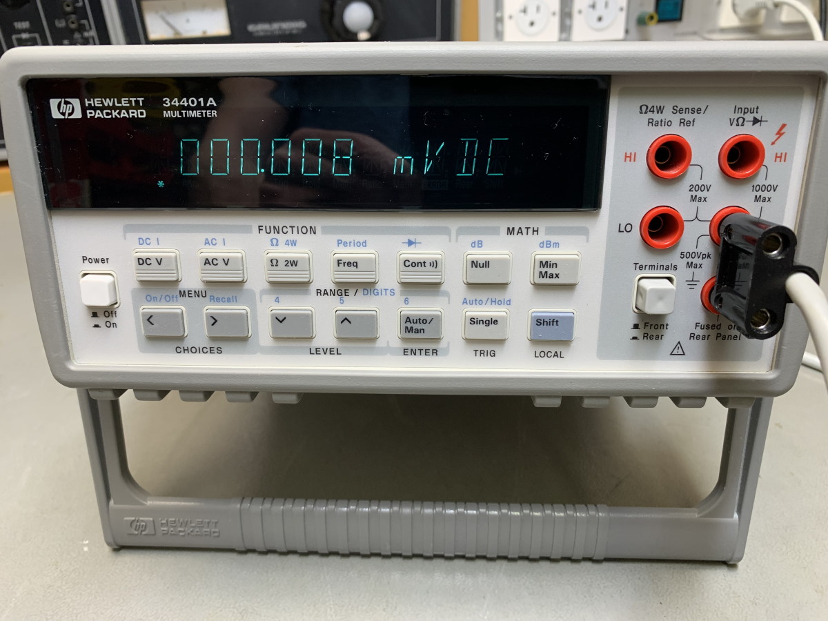 [V] HP 34401A Digital Multimeter, 6½ Digit