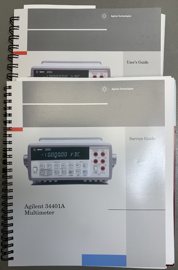 NEW HP/Agilent 34401A Multimeter User's and Service Guide 