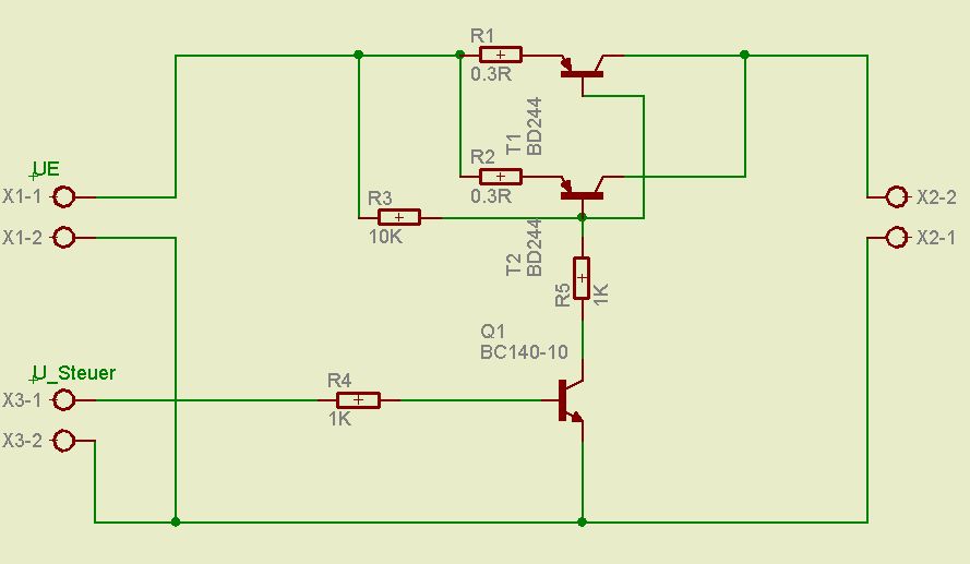 Schaltplan Netzteil 2n3055 - Wiring Diagram