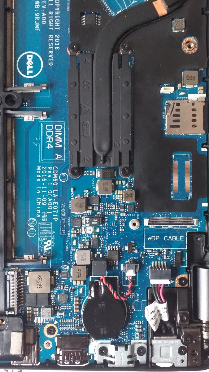 Dell latitude 5280 does not charge the battery mikrocontroller