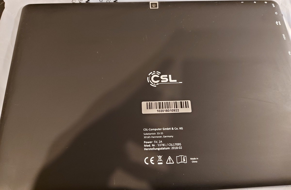 CSL Computer  CSL Panther Tab HD USB 3.1 / 128Go / Windows 11 Famille