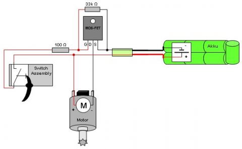 Stroboskop für einen 12v LED PKW Scheinwerfer 