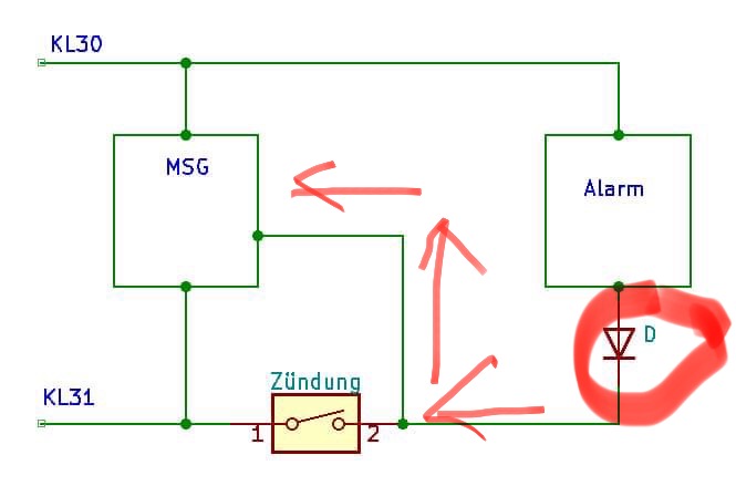 Sperrdiode berechen 