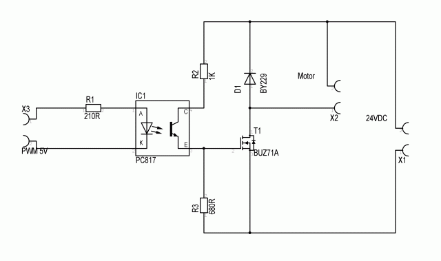 Optocoupler ড্রাইভ এফইটি