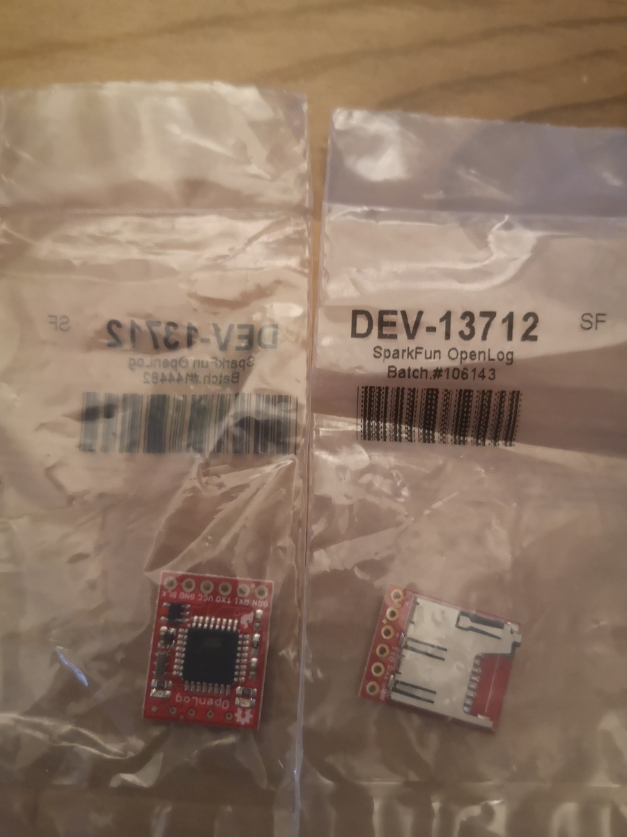  v sparkfun openlog uart sd card datenlogger mikrocontroller