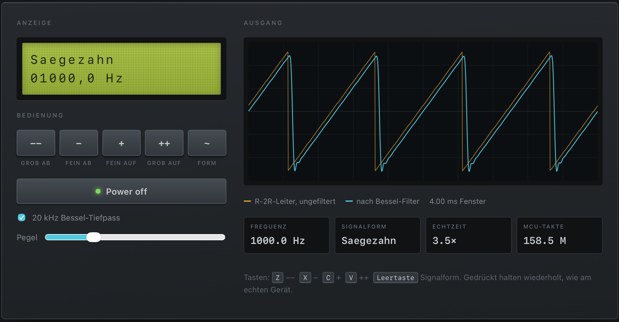 DDS-Simulator - Erste Version