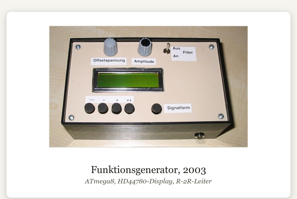 Original-Funktionsgenerator