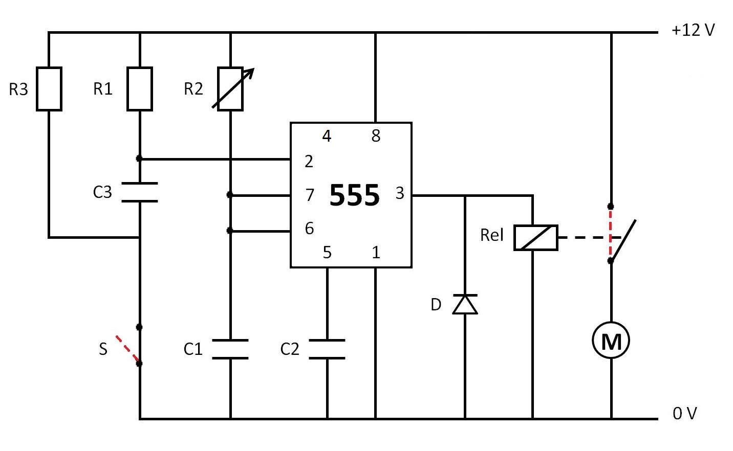 Monoflop ne555